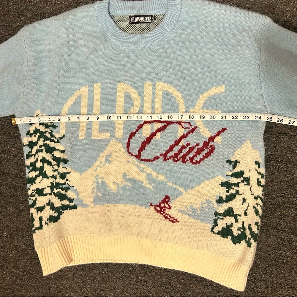 ❄️ALPINE CLUB COZY SOFT OVERSIZED WINTER TRIP READY SKI SWEATER - Picture 5 of 8